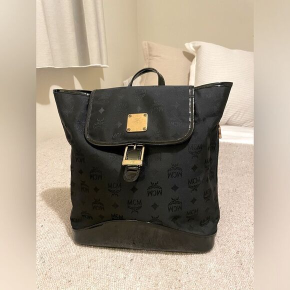 MCM | Vintage Designed by Michael Cromer Rare Monogram Made in Germany Backpack - Picture 1 of 10